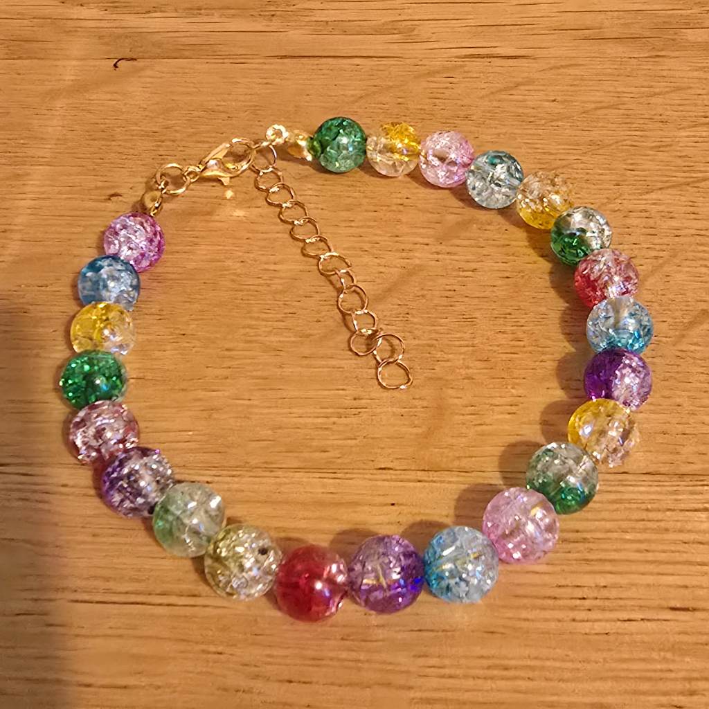 Rainbow Beaded Bracelet