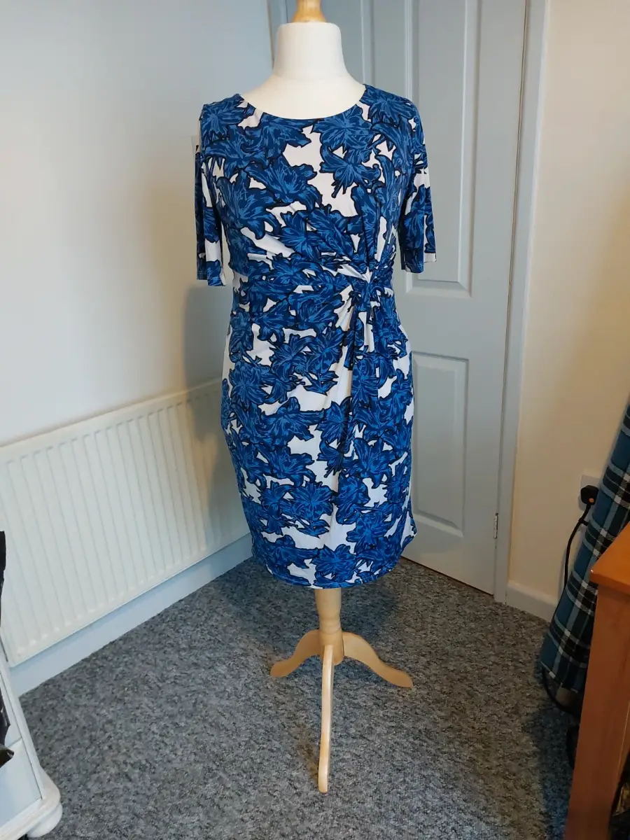 knotted front dress