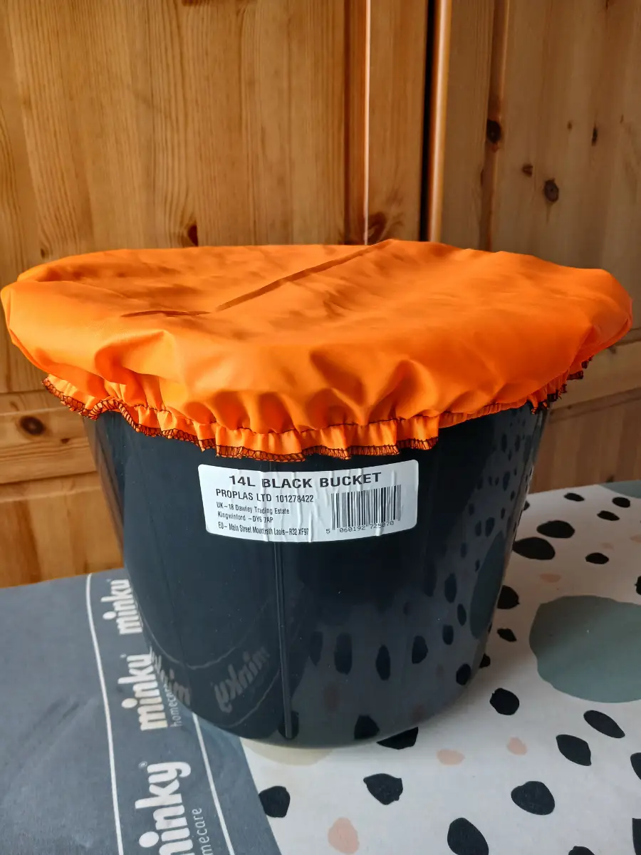 Orange twin pack feed covers