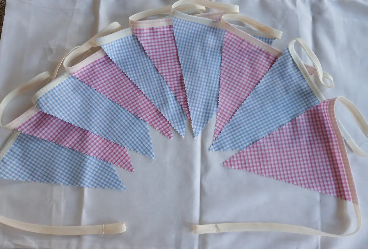 Gender reveal bunting
