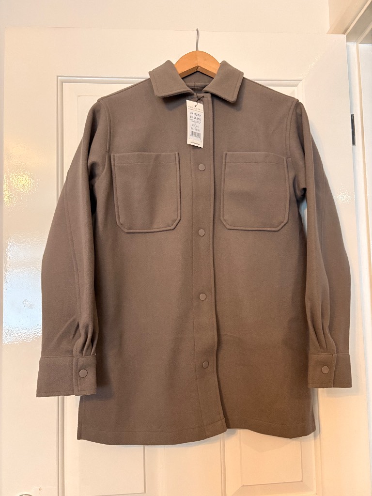 New look long shacket size xs new