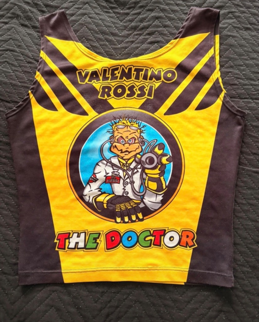 Rare Vintage Valentino Rossi "The Doctor" tank top