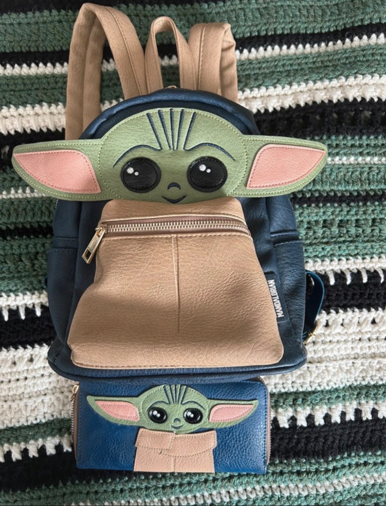 The Mandalorian the child 3D Ears Backpack and purse