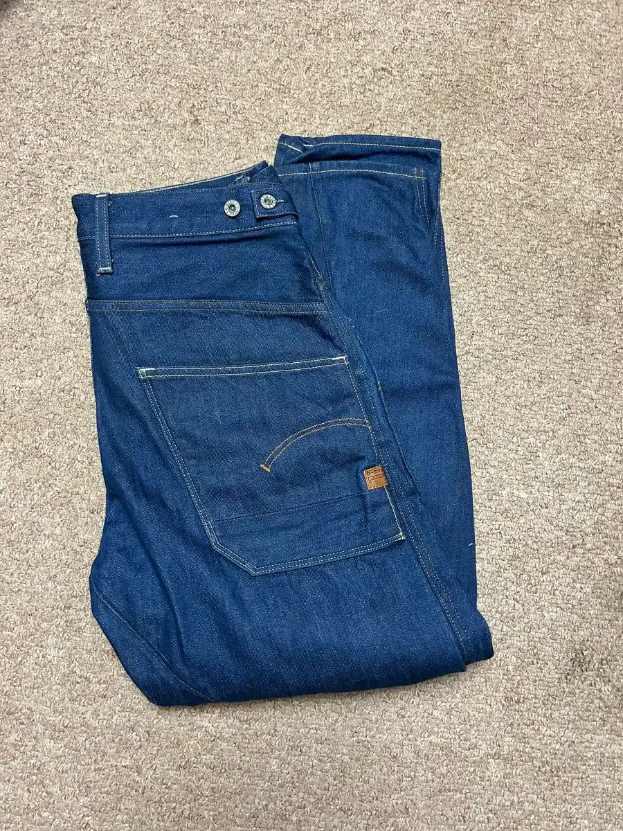 G Star Raw Mens Size 30 Blue Denim Jeans Arc Straight Leg Style W30 L32 Bottoms