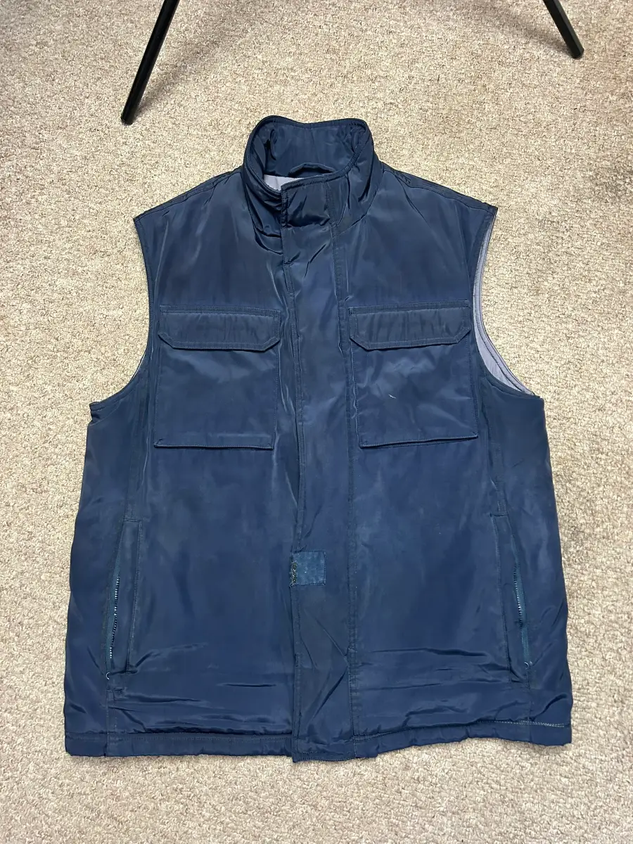 Paul & Shark Yachting Utility Gilet Mens Medium Navy Blue  Pocket Bodywarmer