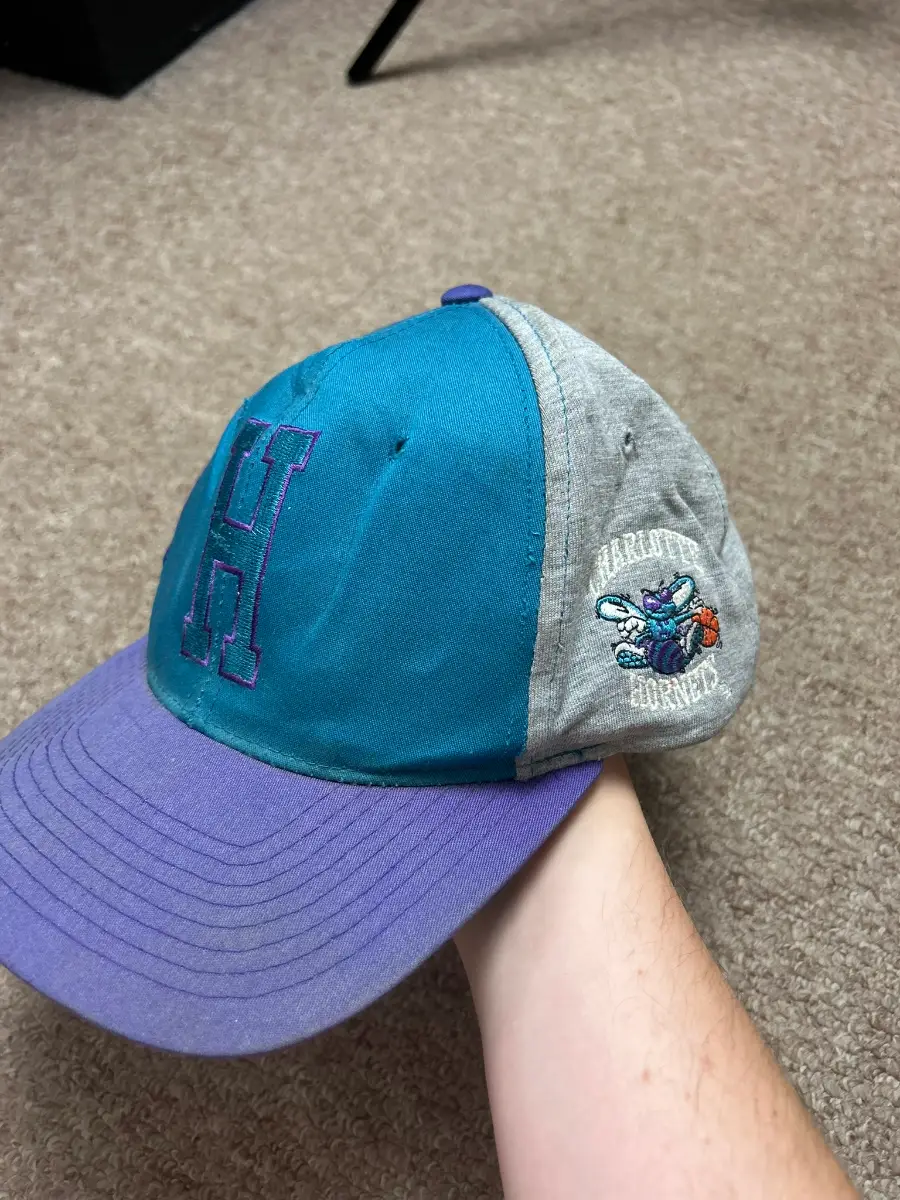 Charlotte Hornets Vintage Starter Baseball Cap NBA Basketball 90s Adjustable Hat