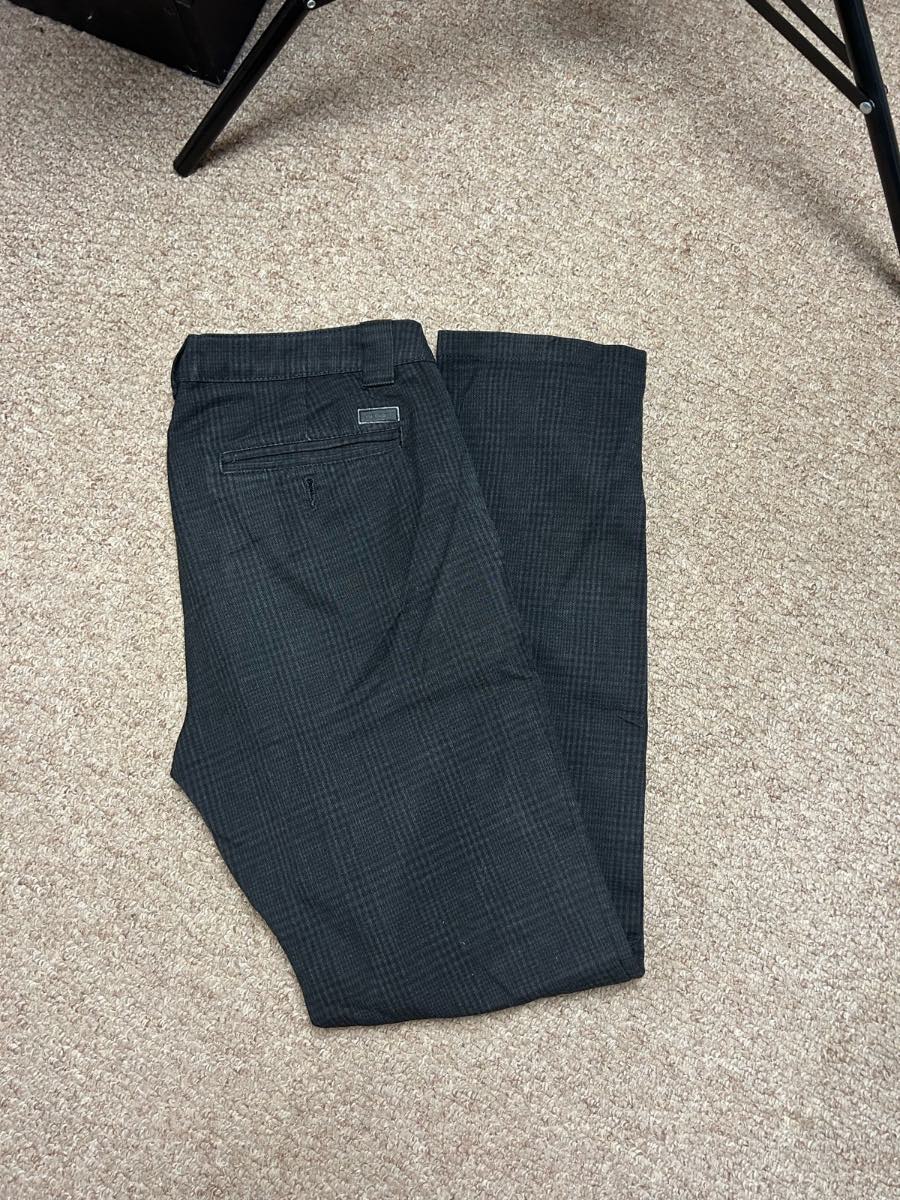 Carhartt WIP Womens Trousers Size 31 Grey Check Edda Pant Style W31 L32 Casual
