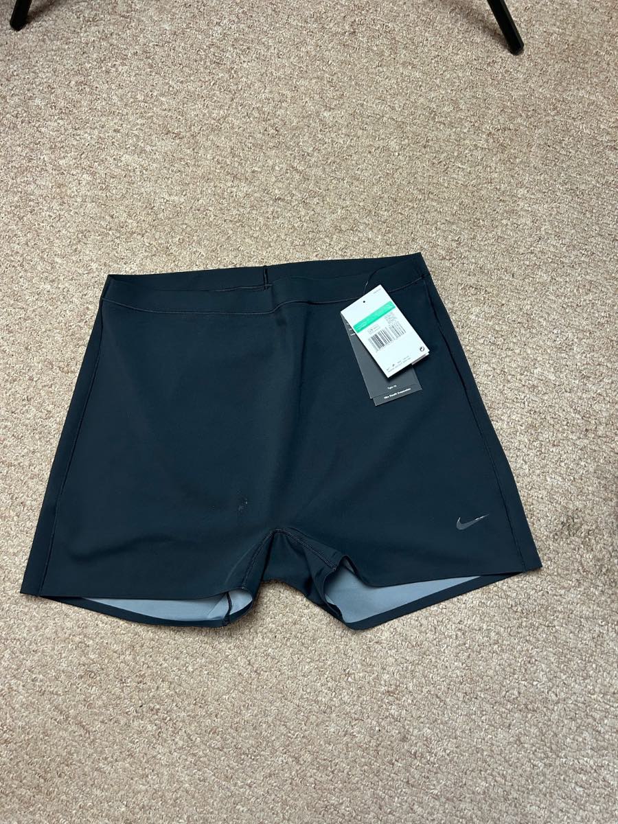 Nike Form Womens Boyshorts XL Black Stealth Gym Workout Training Shorts BNWT