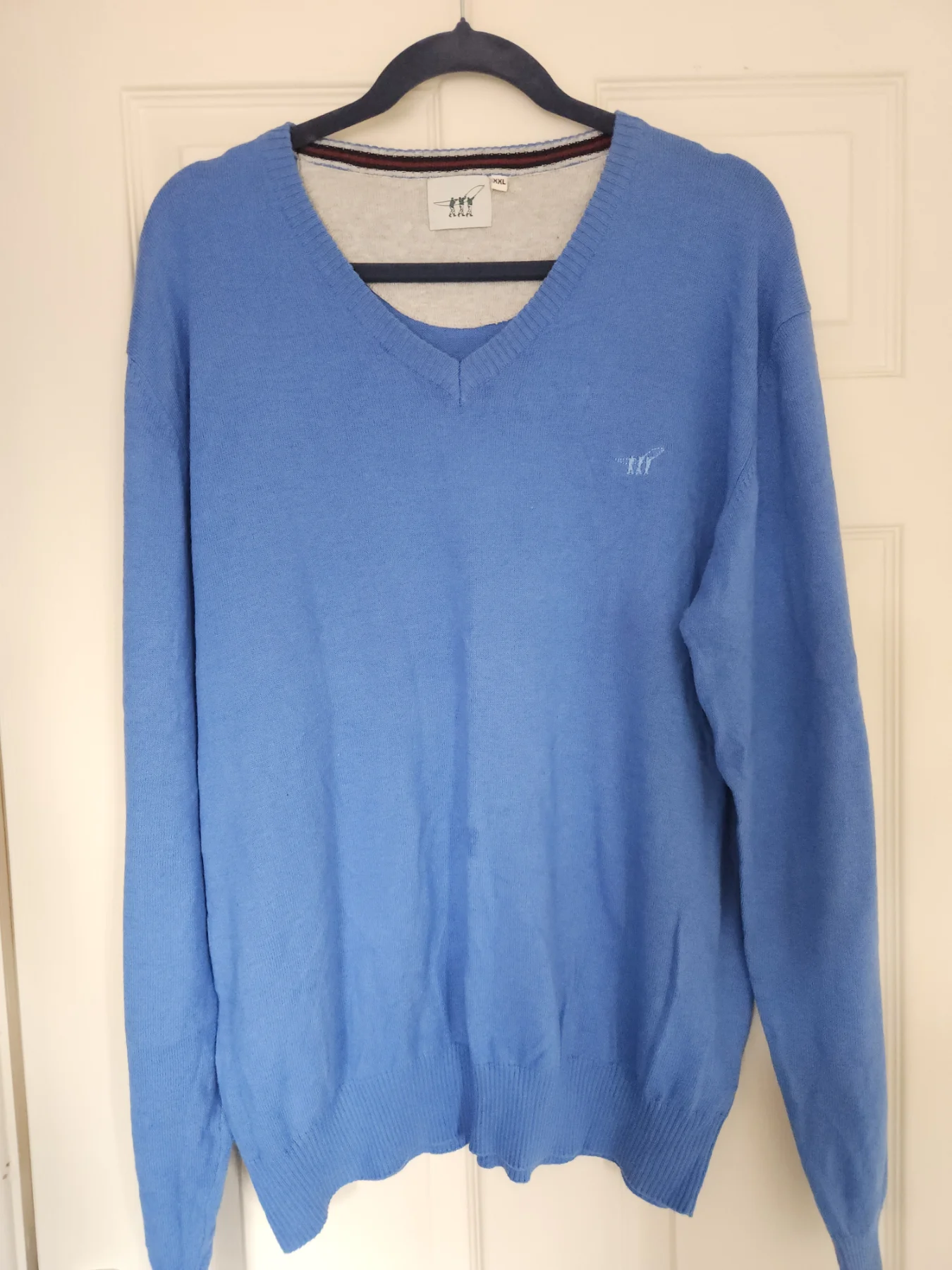 Mens cotton and wool sweater