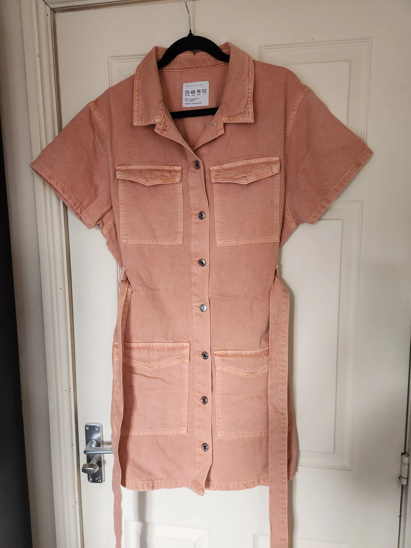 Primark Women's Denim Dress Pink Size 20