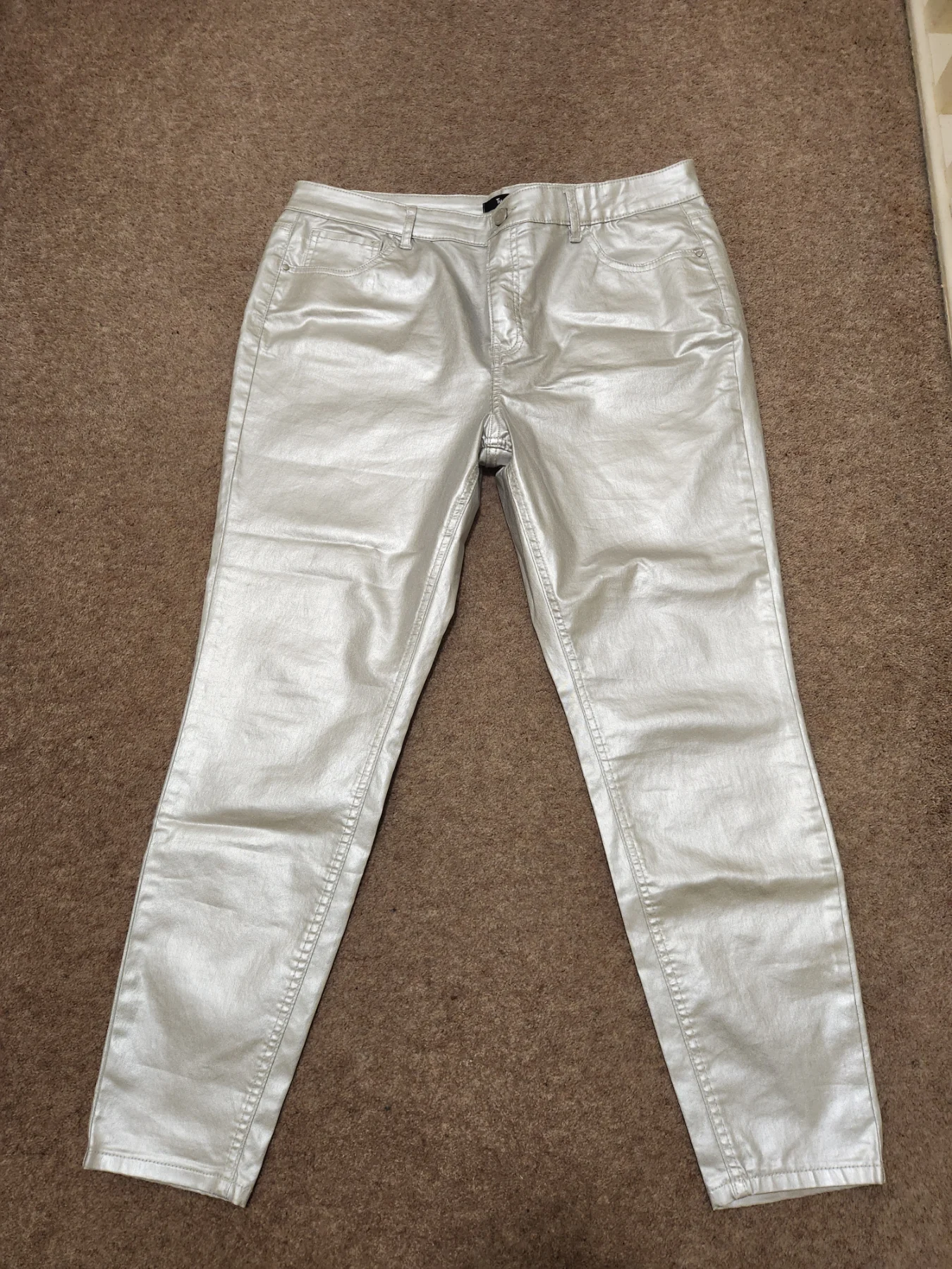 Womens TU silver trousers size 20