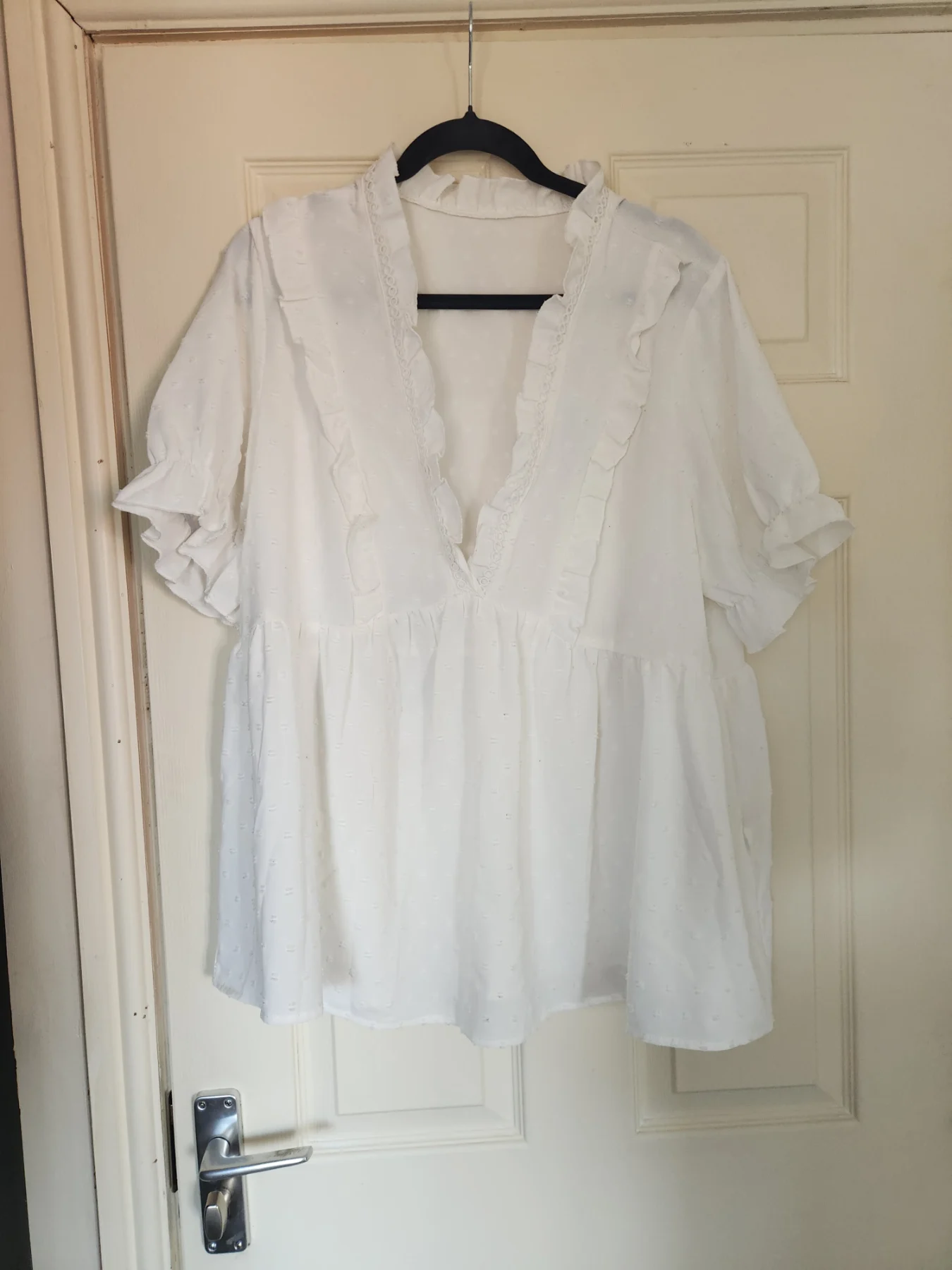 Shein womens white blouse size XXL