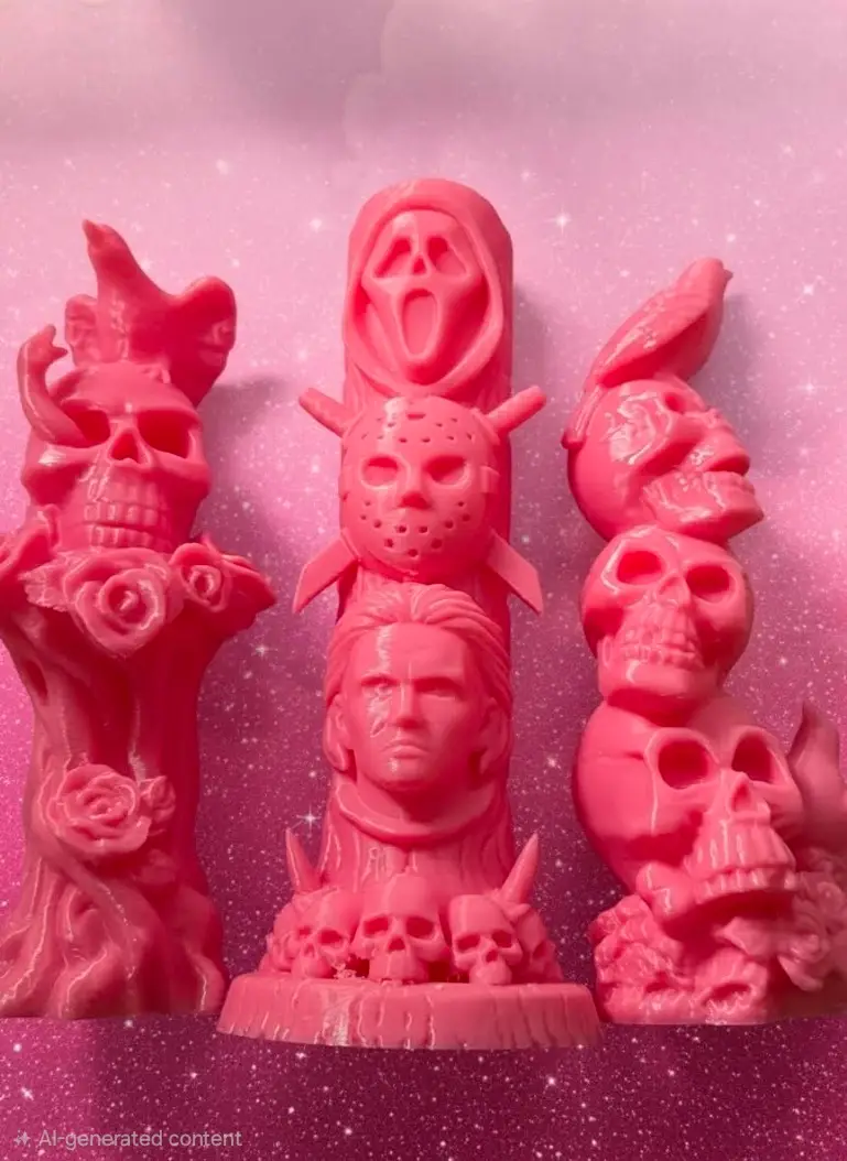3d printed spooky ornament