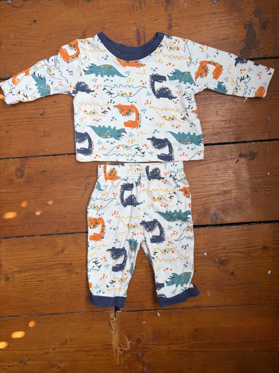 Nutmeg Dinosaur Pyjama Set | 3-6 Months