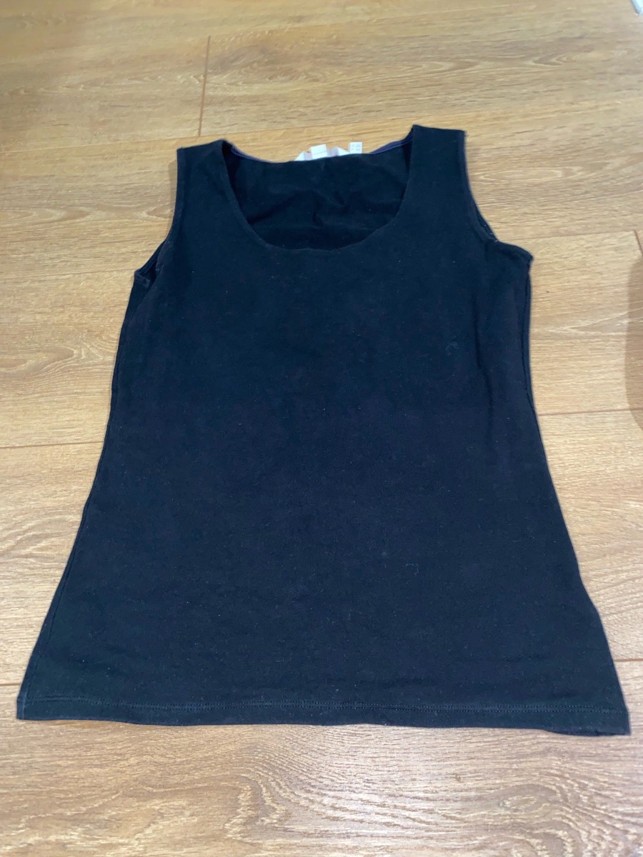 Boden black vest 10 uk woman basic
