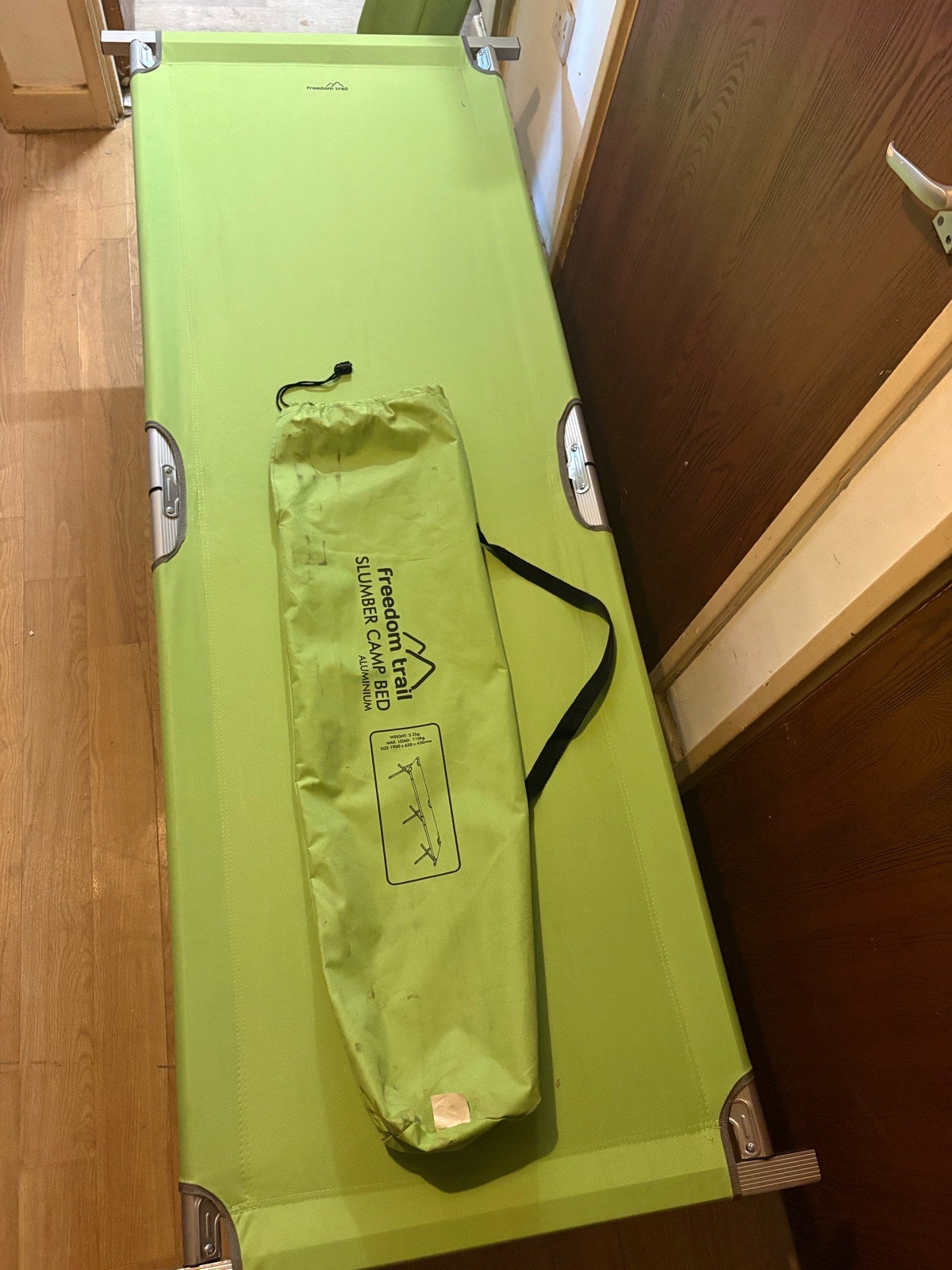 Freedom trail slumber folding camping bed 110kg max