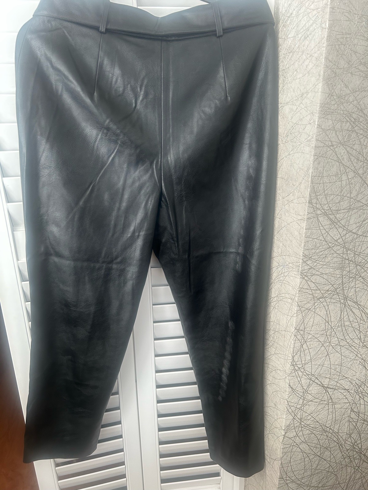 Ted Baker Faux Leather Trousers size 14