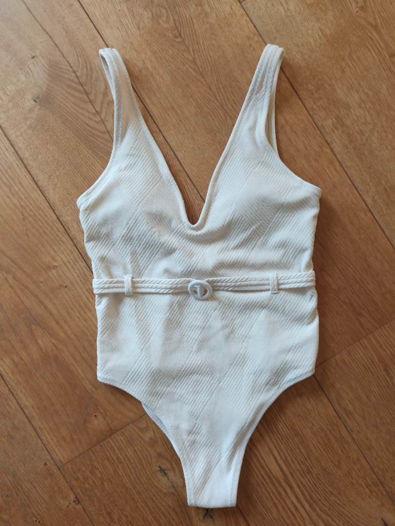 Primark Cream Swimmimg Costme/Swimsuit Size 8