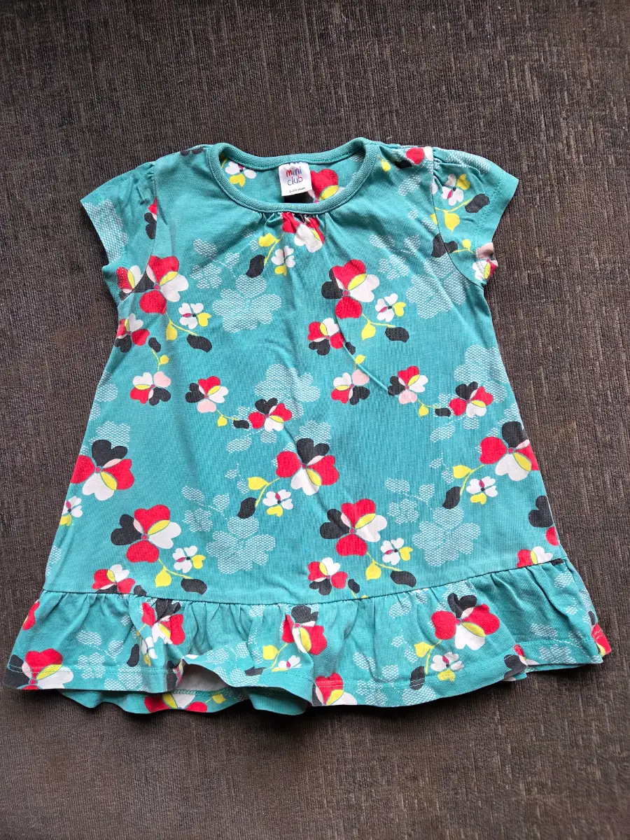 Bluey/green summer dress