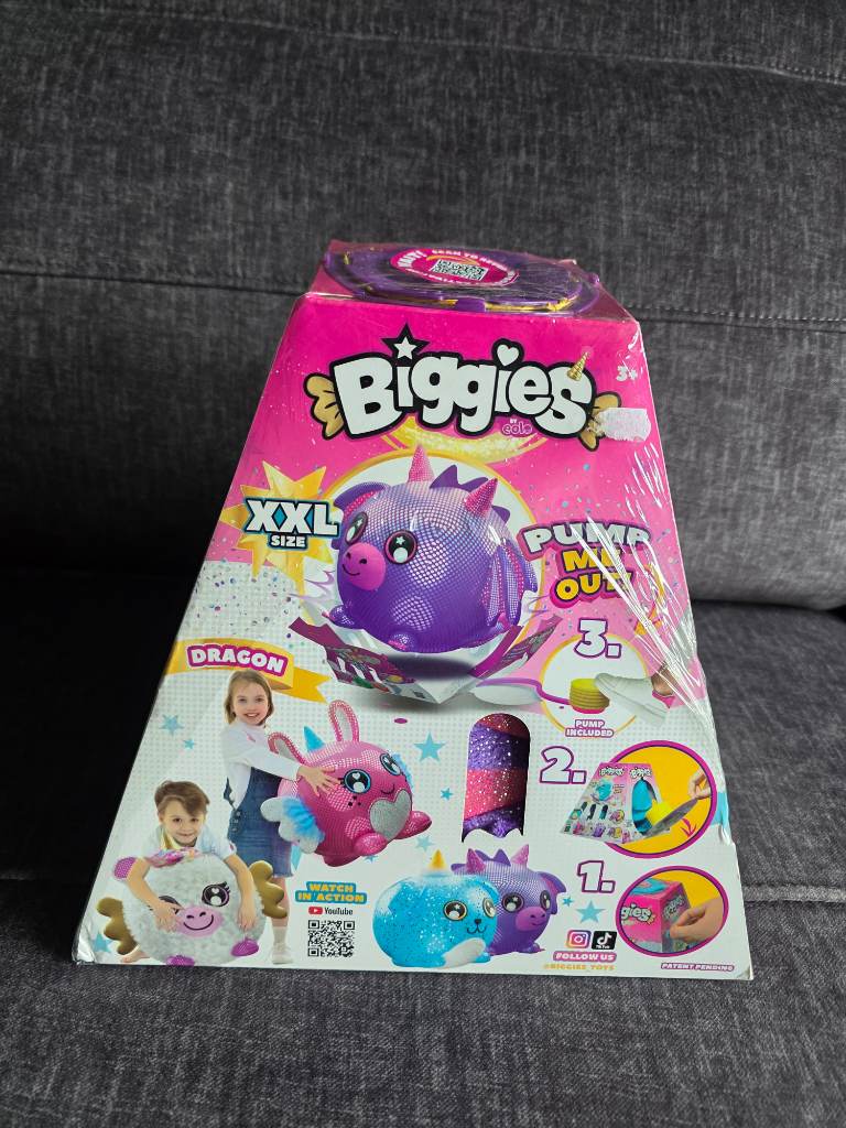 Biggies Dragon blow up Plush