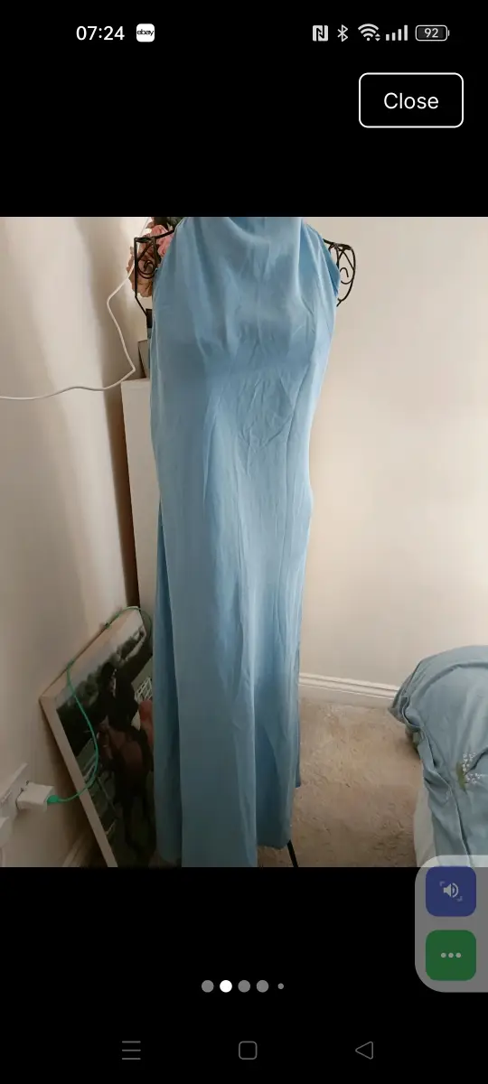 Zara halterneck maxi dress size M