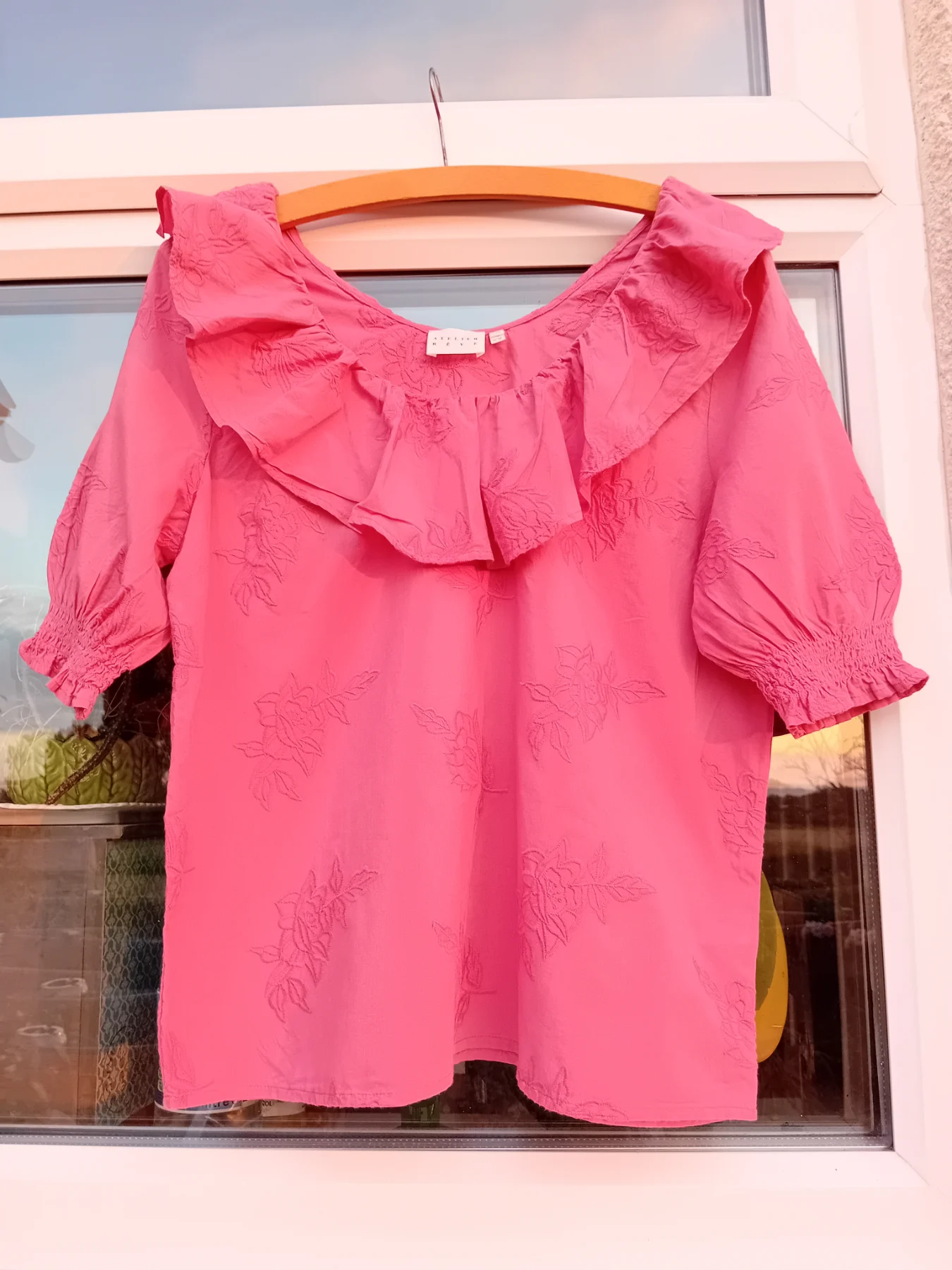 Pretty boho cotton top from Atelier Reve size 8/10