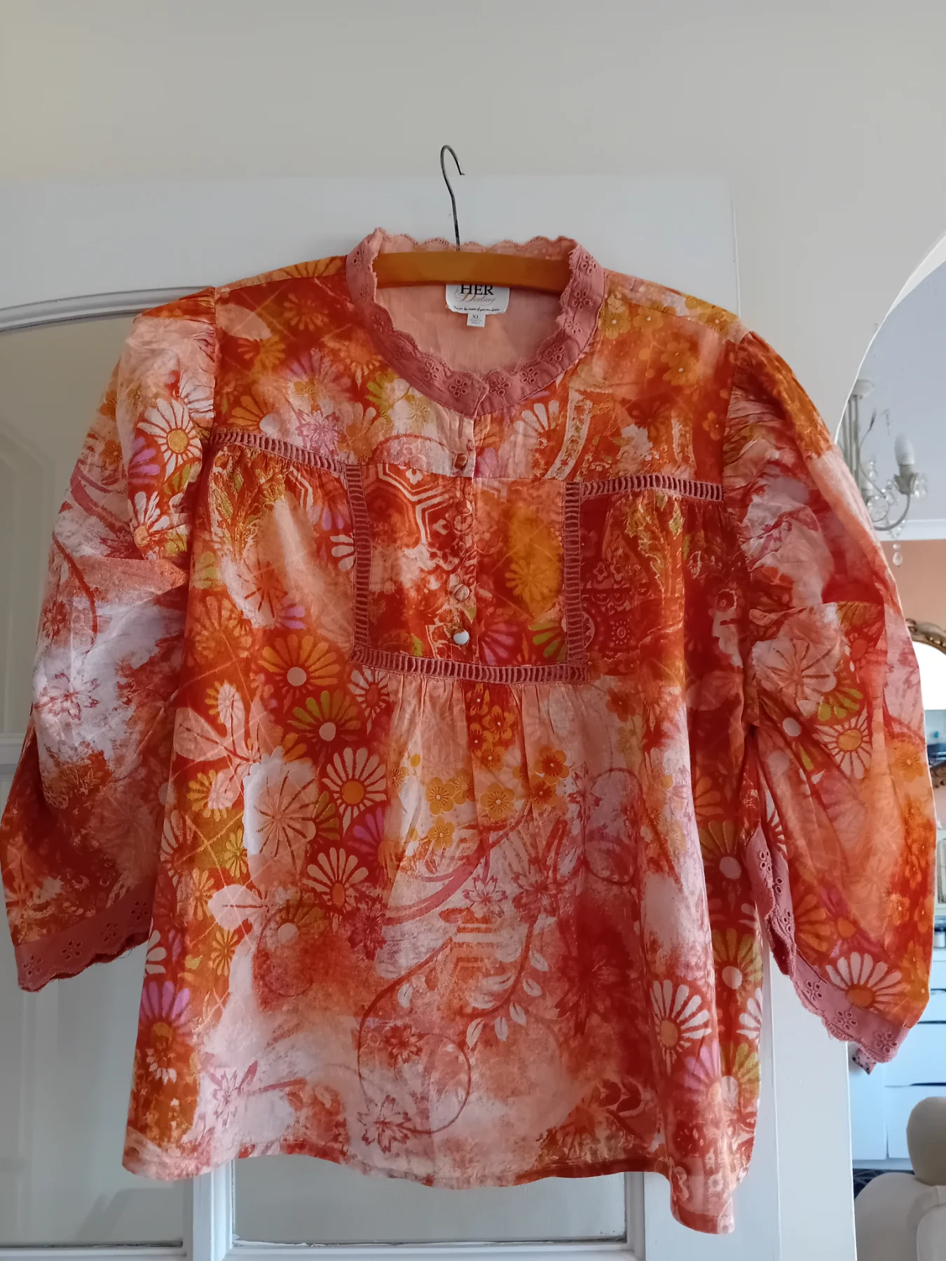 Boho festival top from Her Destiny size XL vgc