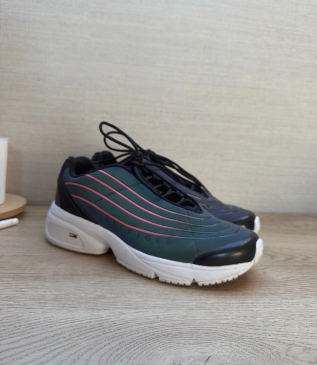 Tommy jeans reflective trainers size 5