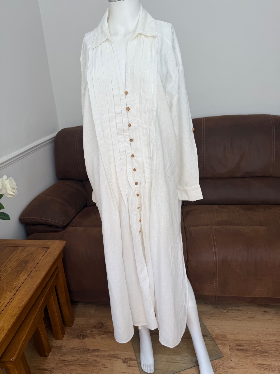 Zara TUNIC DRESS WITH PINTUCK DETAIL