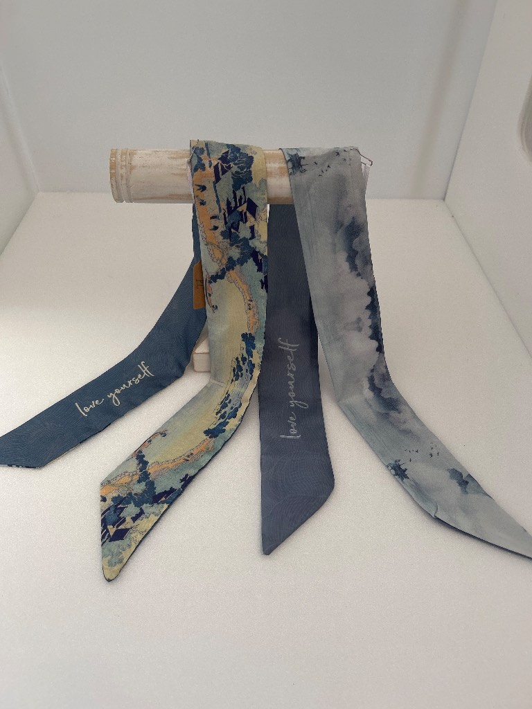 2 x skinny neck ties, wellbeing BNWT