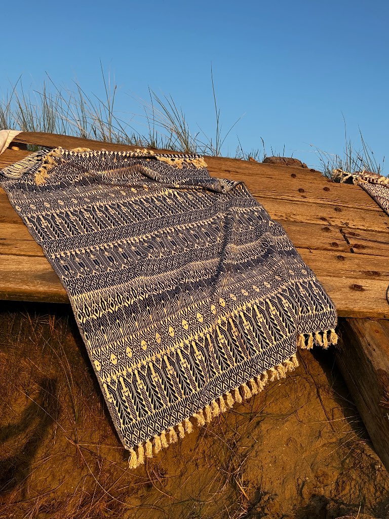Organic cotton beach blanket large BNWT