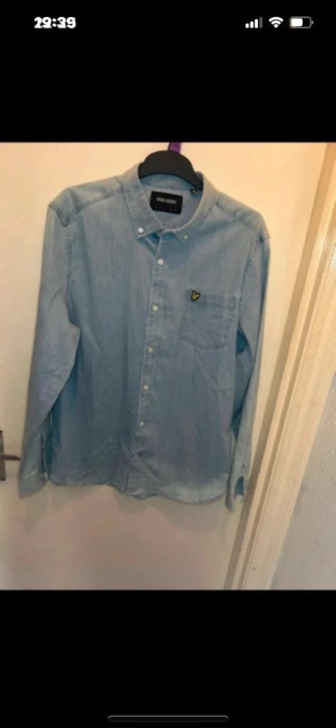 Lyle & Scott XL denim shirt long sleeve