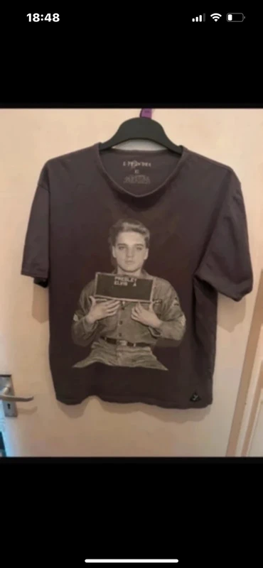 Elvis XL T shirt grey
