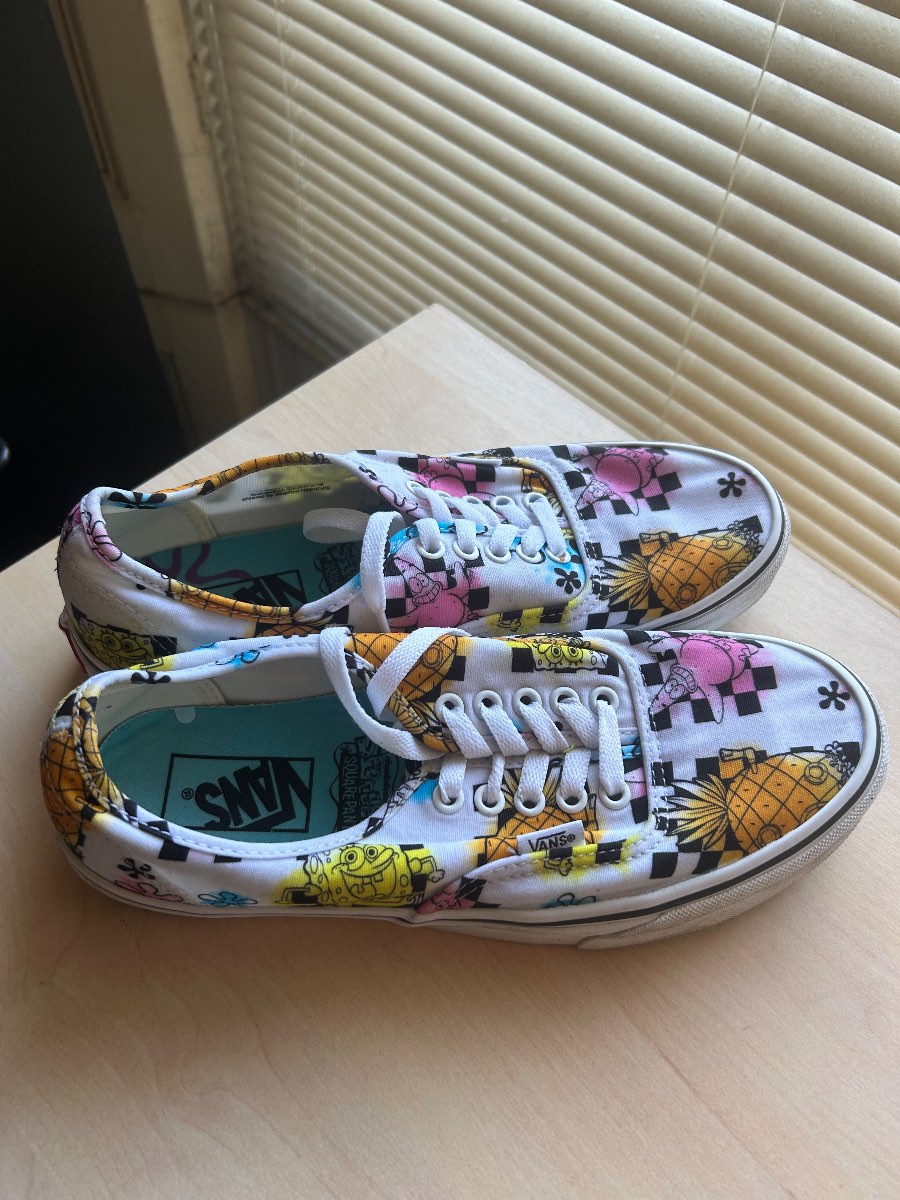 Vans SpongeBob uk size 7.5 unisex