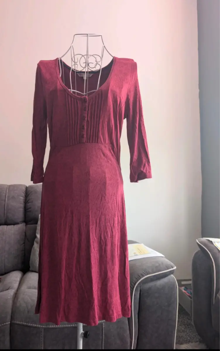 Fat face pink blush dress