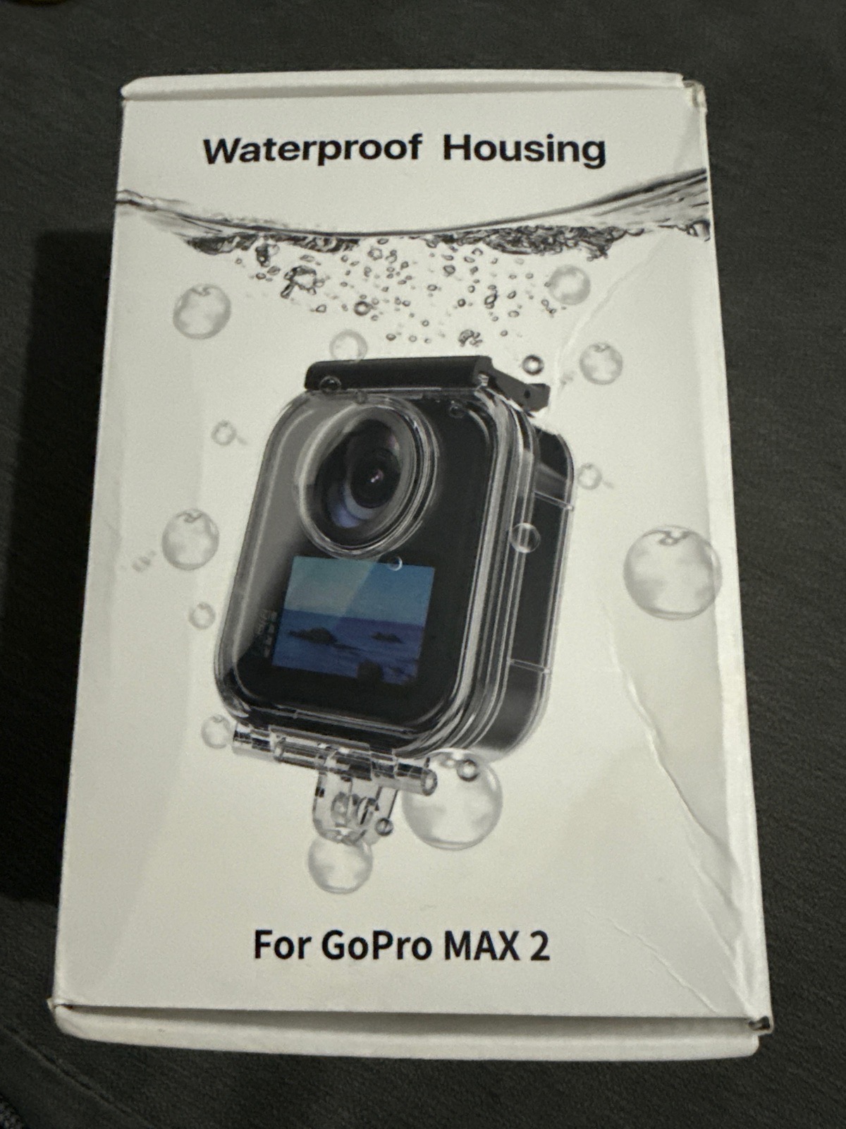 Waterproof housing for GoPro Max2 clear