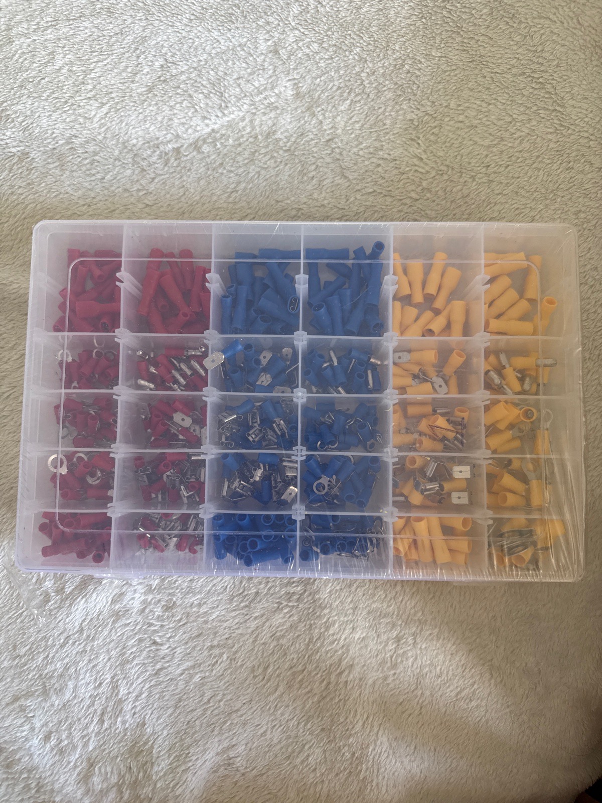 Mixed case of electrical crimp parts - never opened
