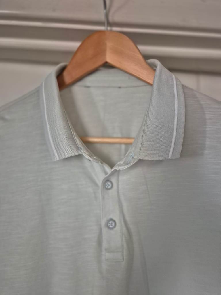 Unbranded Mint green summer polo top mens 42" chest