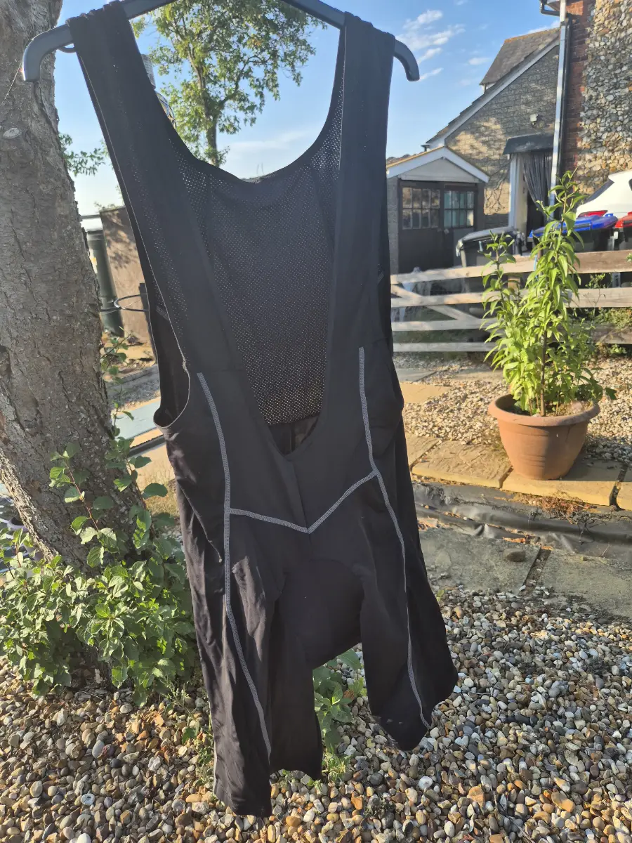 BNWT Lichi men's black cool Max cycling bib shorts size XXXL