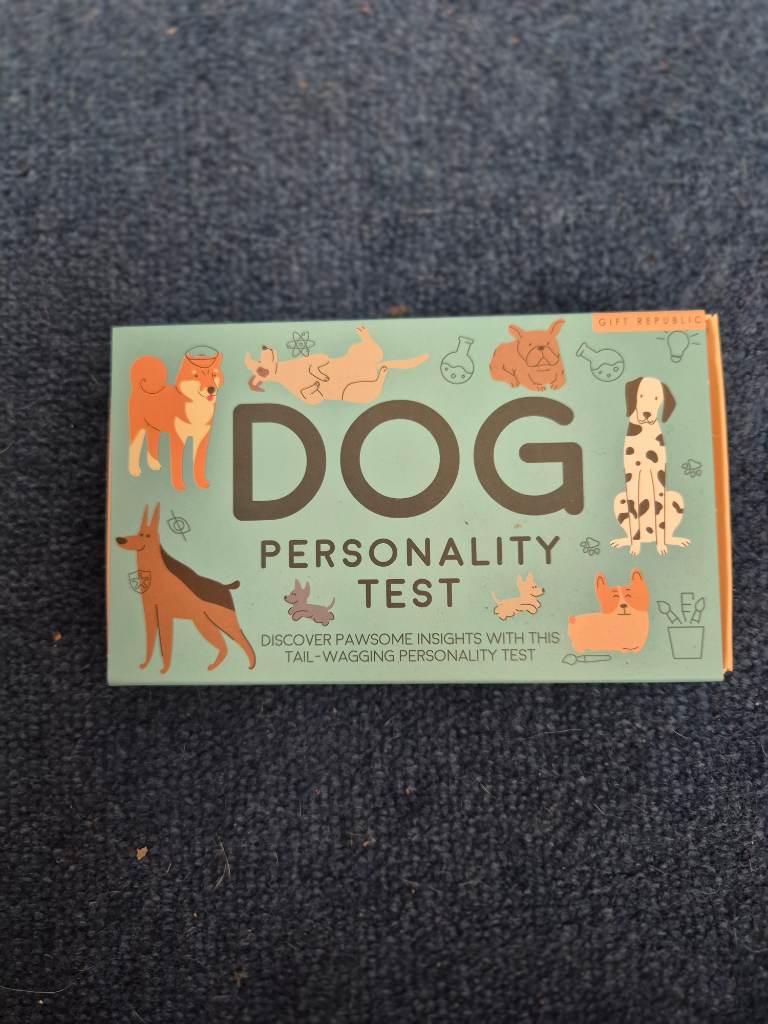 Brand new Dog Personality Test fun game gift