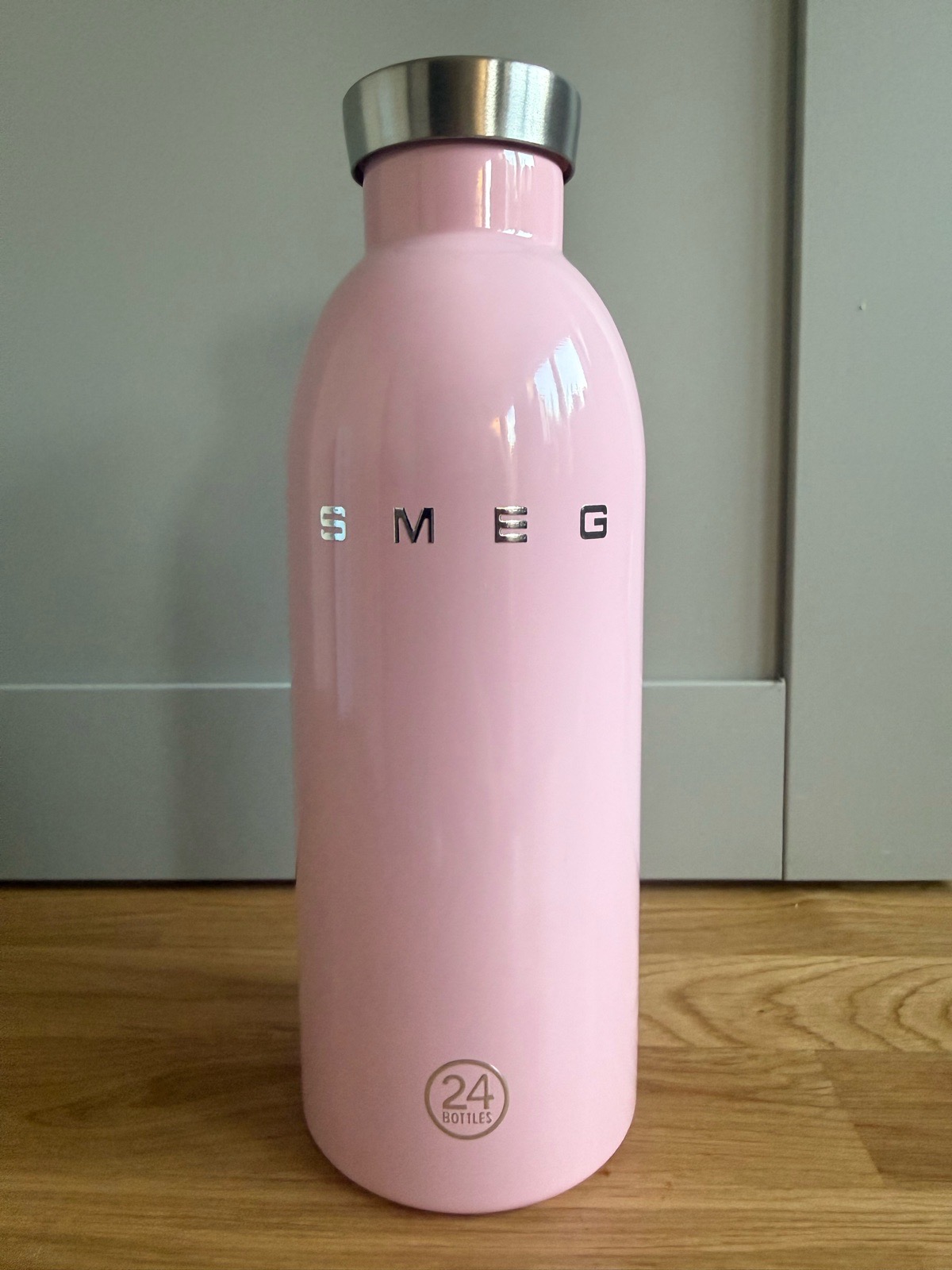 Baby Pink Smeg 500ml Water Bottle