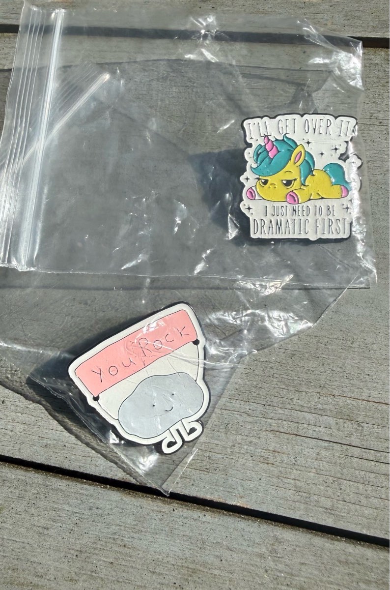 Unicorn & You Rock Pin Badge Bundle