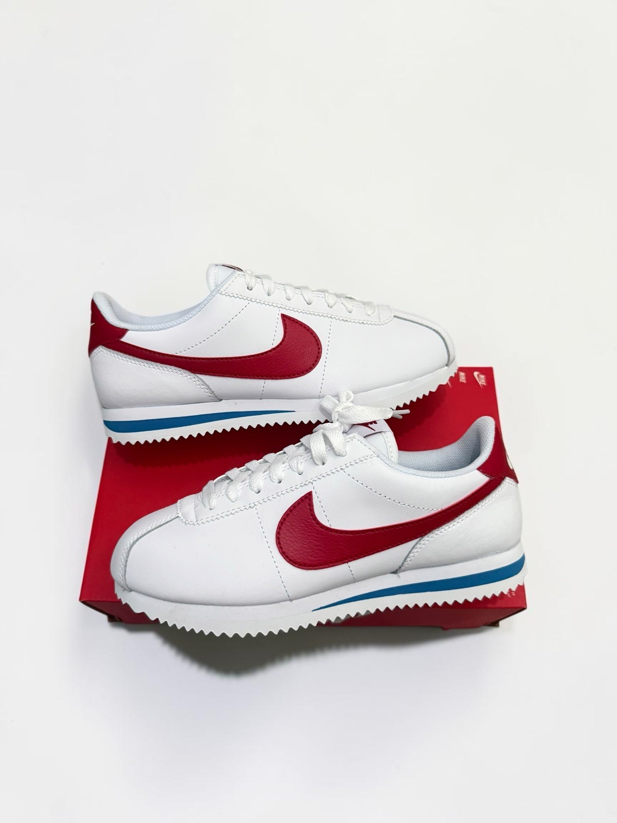 Nike Cortez Forrest Gump University White Red UK4 US11 DN1791-108 NEW *Half Box*