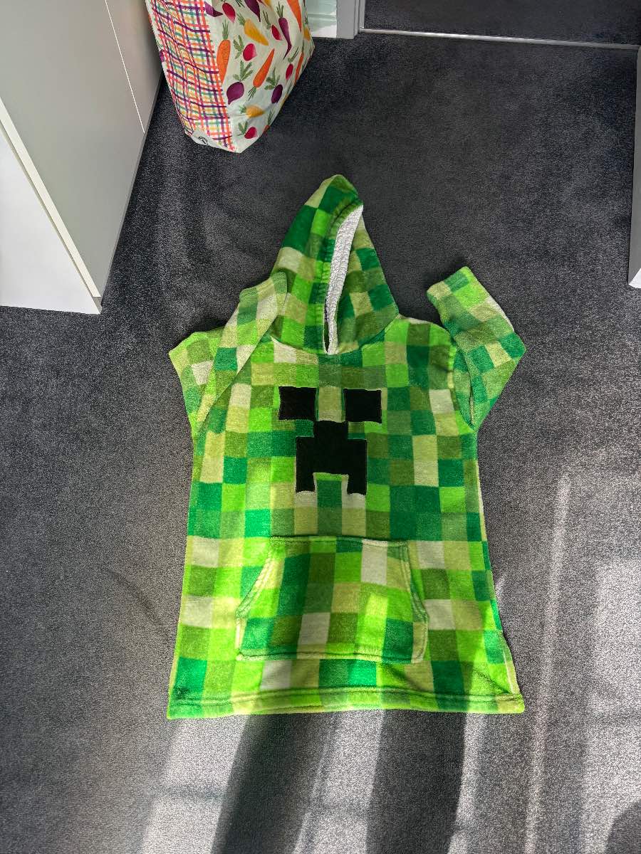 Minecraft hoody fleece home wear