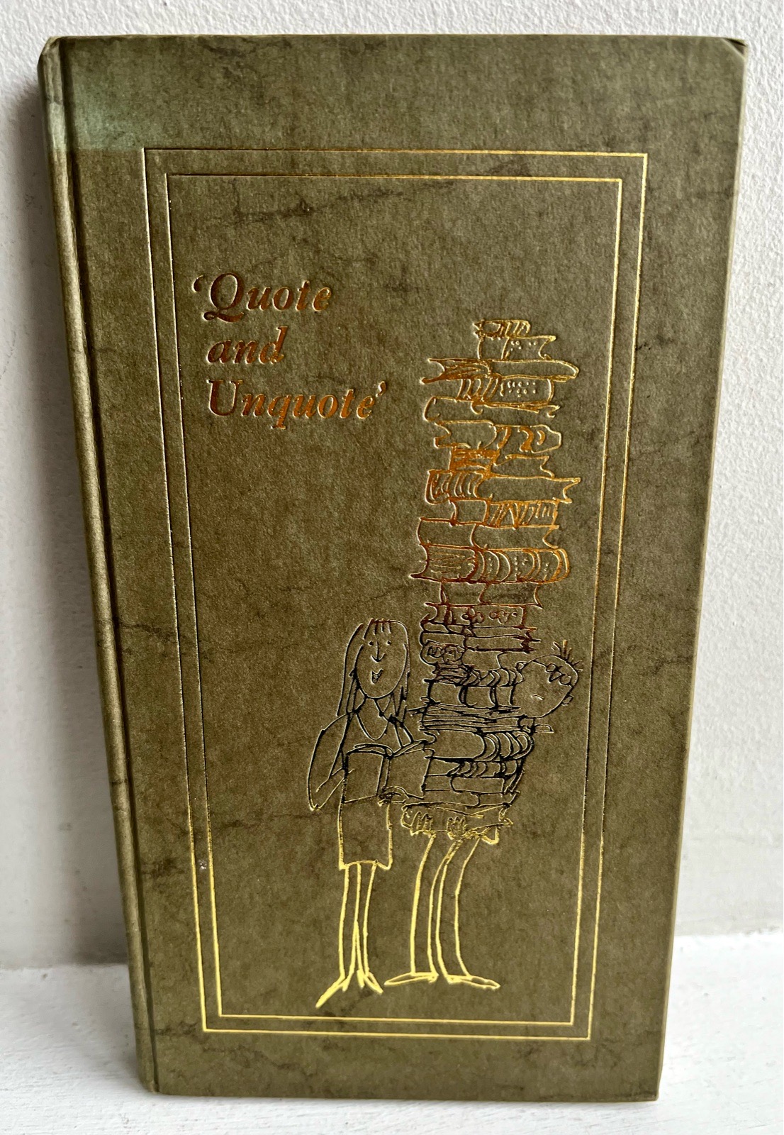 Quote and Unquote Quentin Blake 1970 First Edition Vintage Hardback