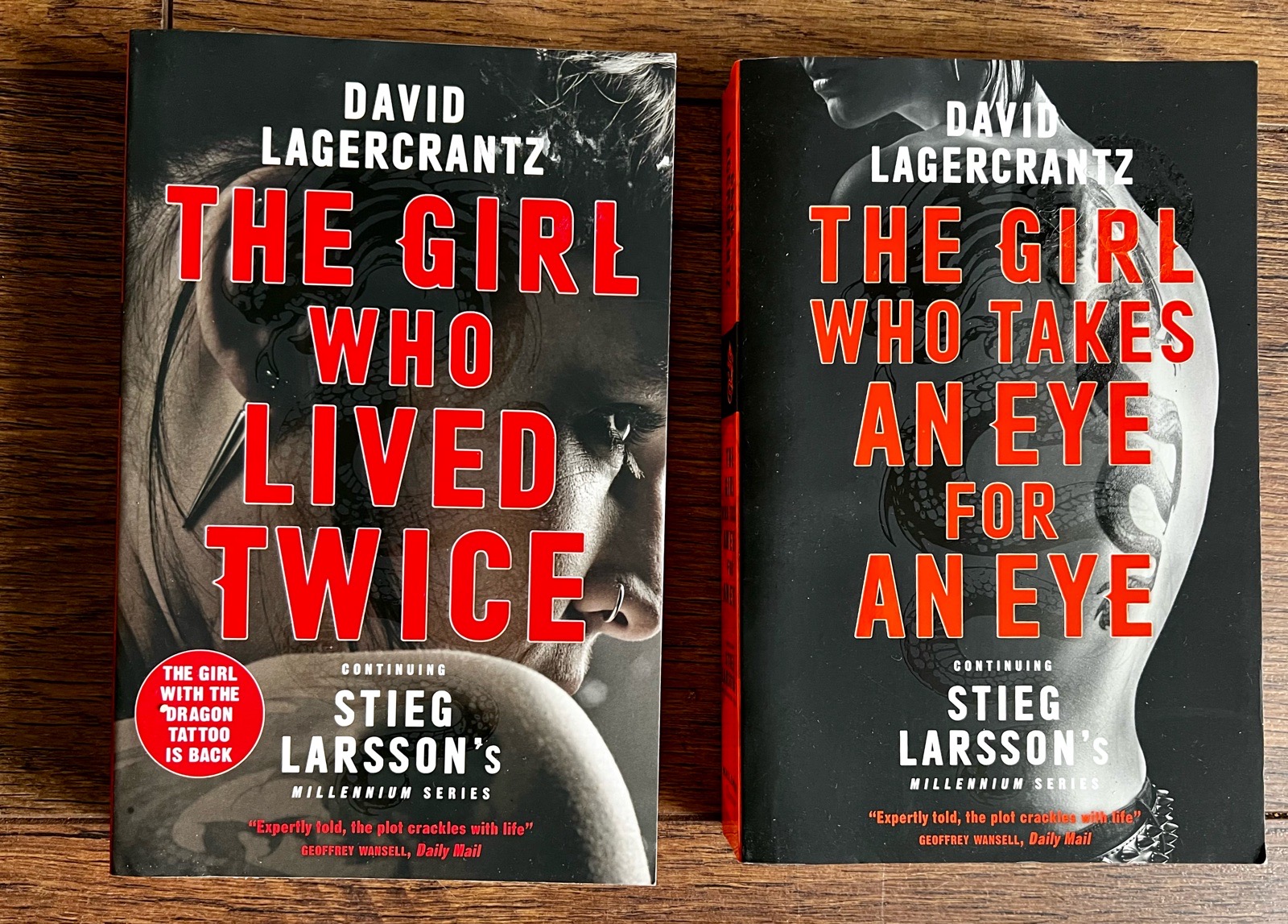 David Lagercrantz Millennium Series Book Bundle x2 – Crime Thrillers