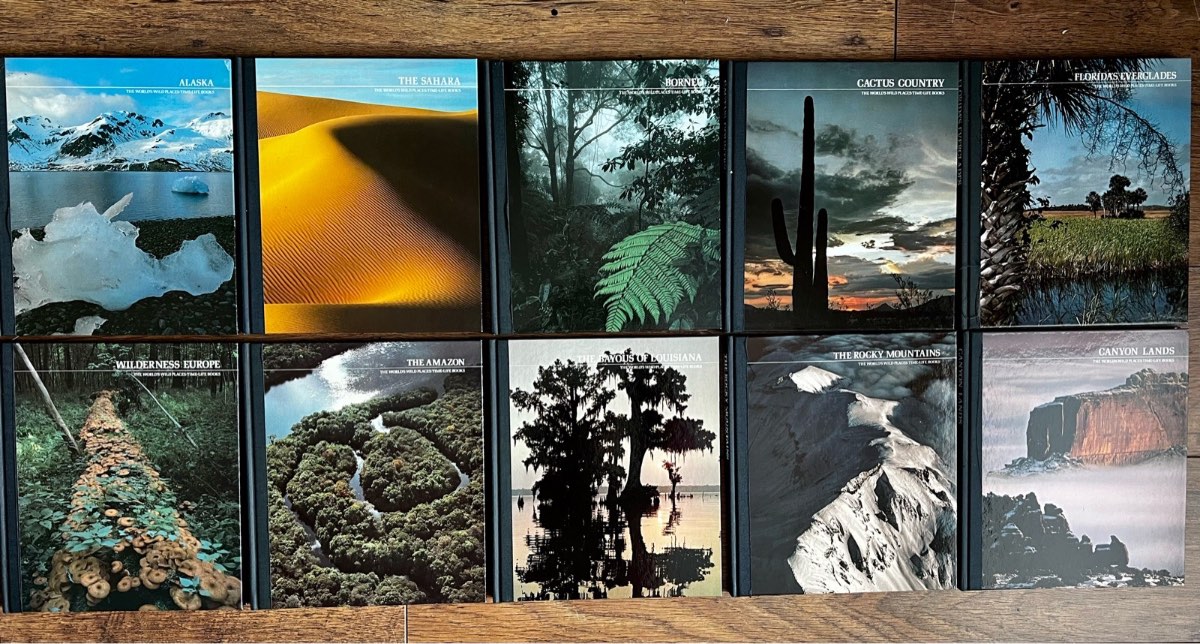 Time-Life The World's Wild Places Hardback Book Bundle x10 Illustrated Nature & Travel