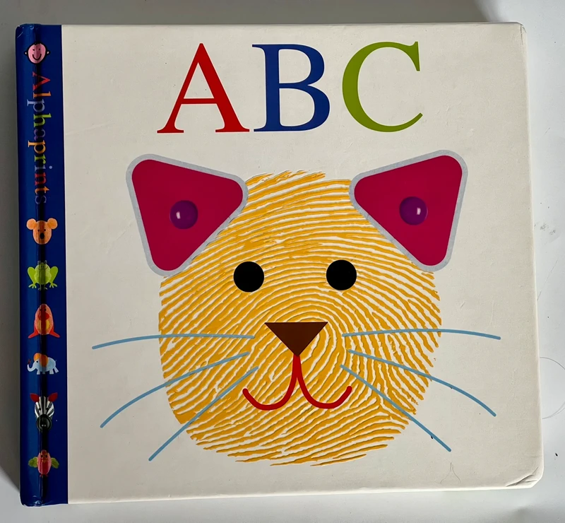 ABC Alphaprints Fingerprint Animals Hardback Children's Alphabet Book