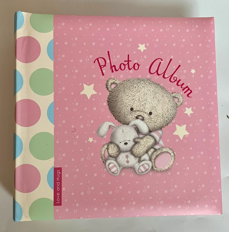 Love and Hugs Teddy Bear Photo Album with Presentation Box