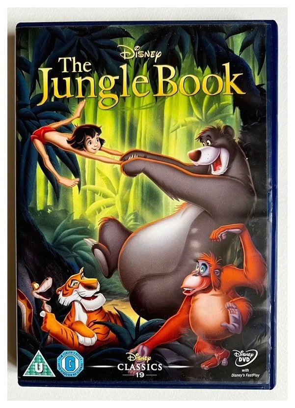 The Jungle Book DVD Disney Classics Animated Family Film